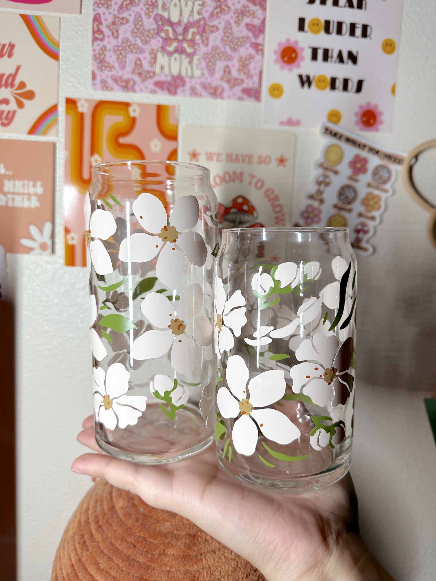 Sampaguita Glass Cup