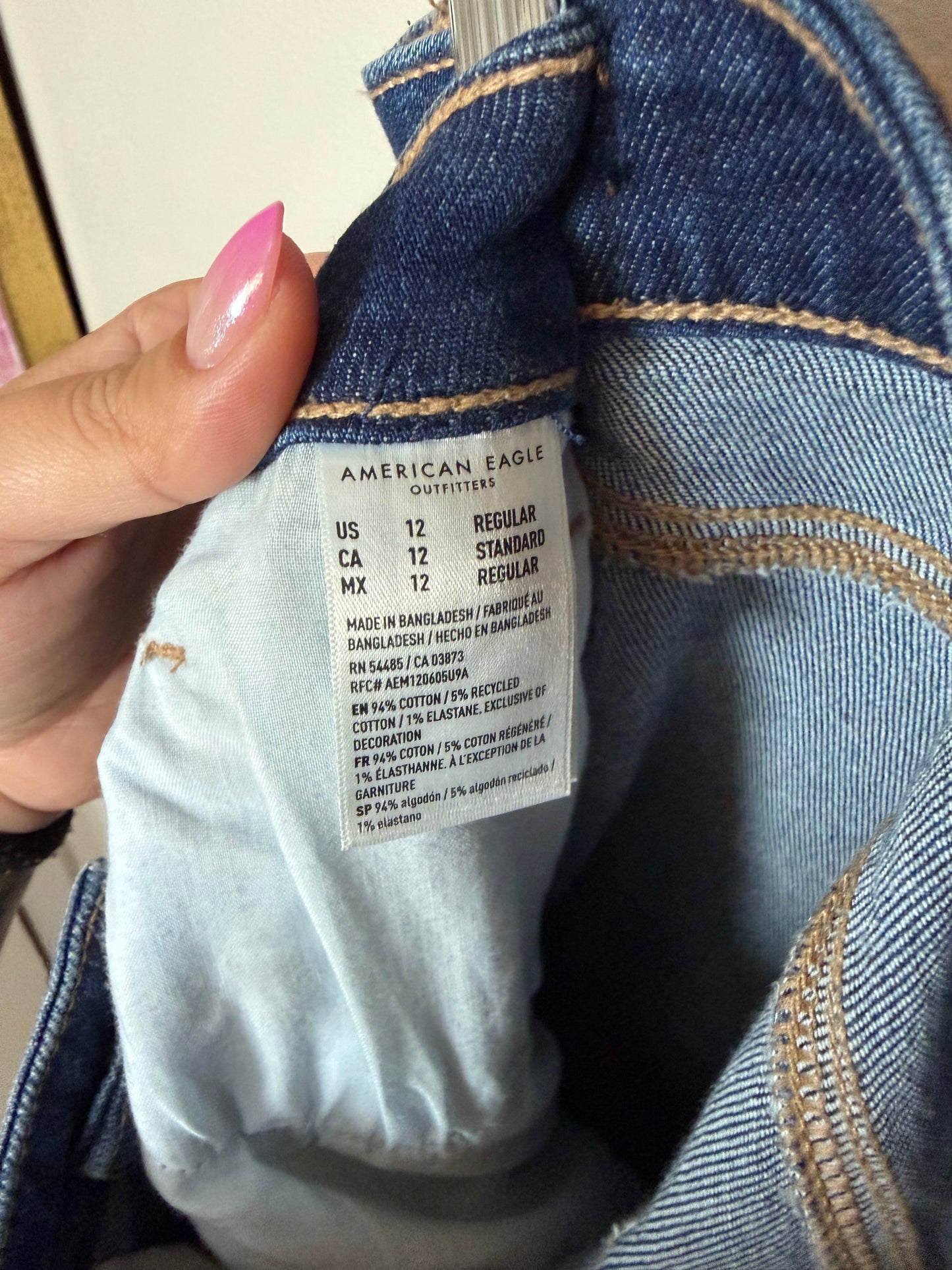 Size 12R Mom Jeans