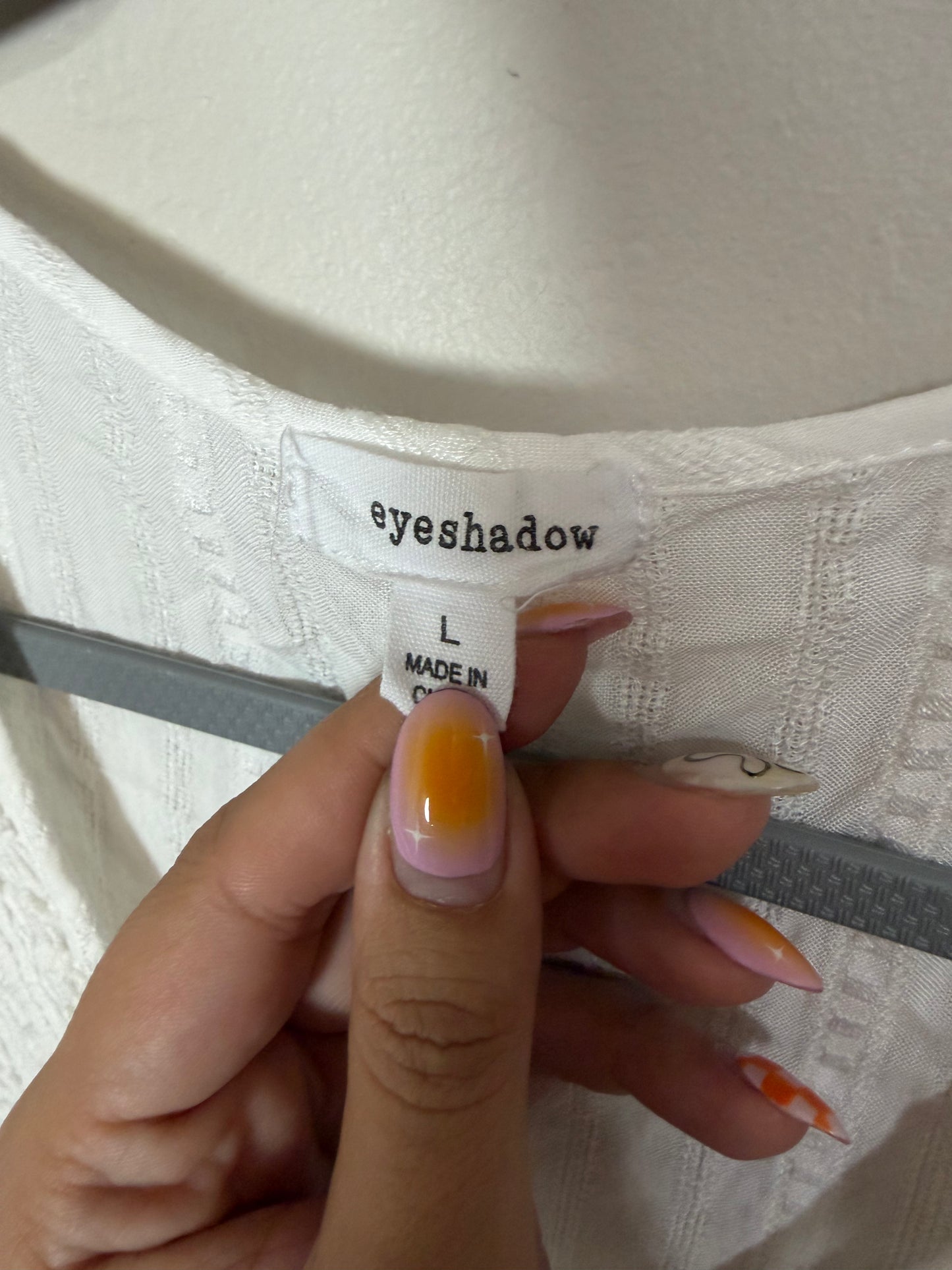 Large White Tank Top
