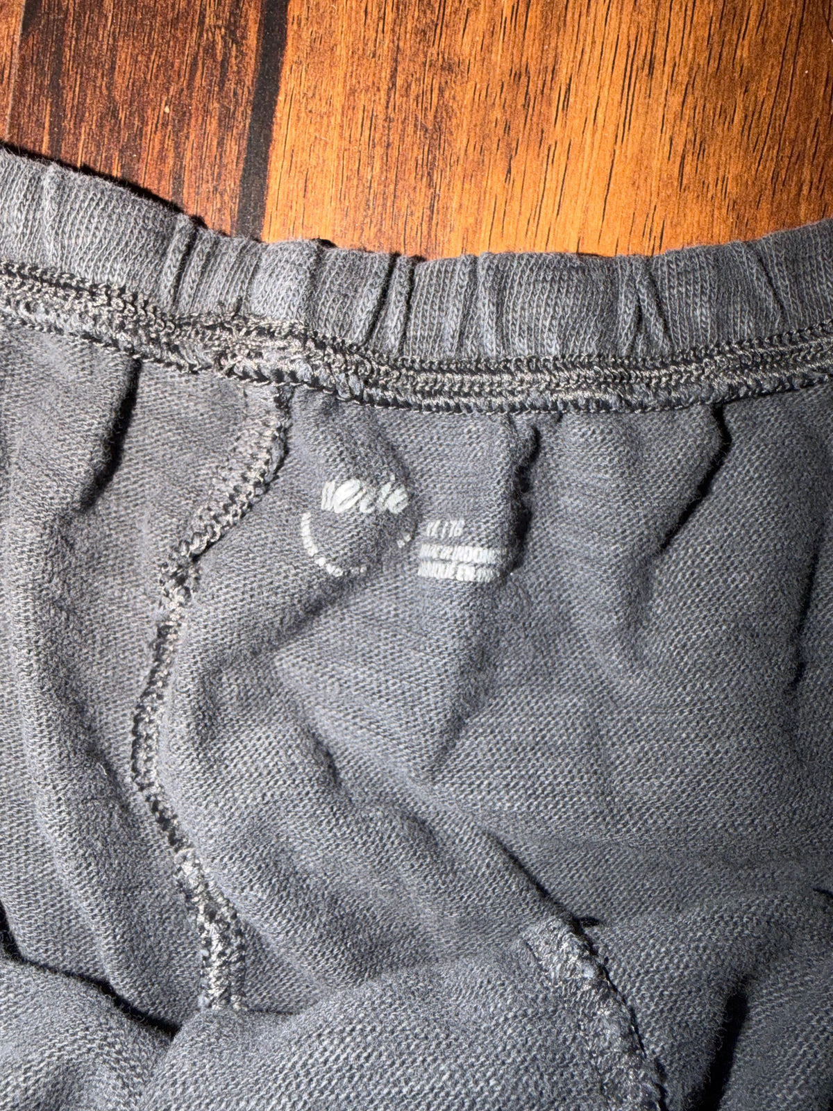 XL (up to 2x) Grey Flowy Shorts w/ Drawstring