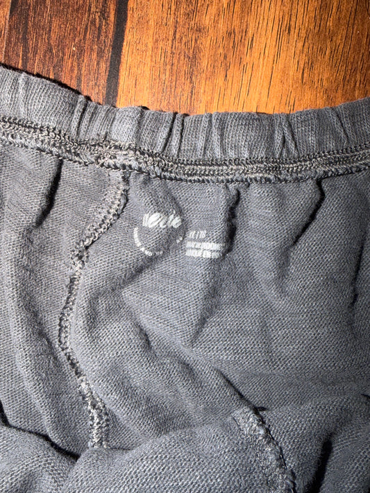 XL (up to 2x) Grey Flowy Shorts w/ Drawstring