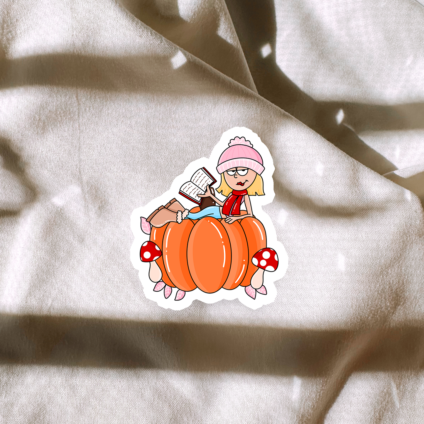 Autumn Lizzie Bookish Sticker