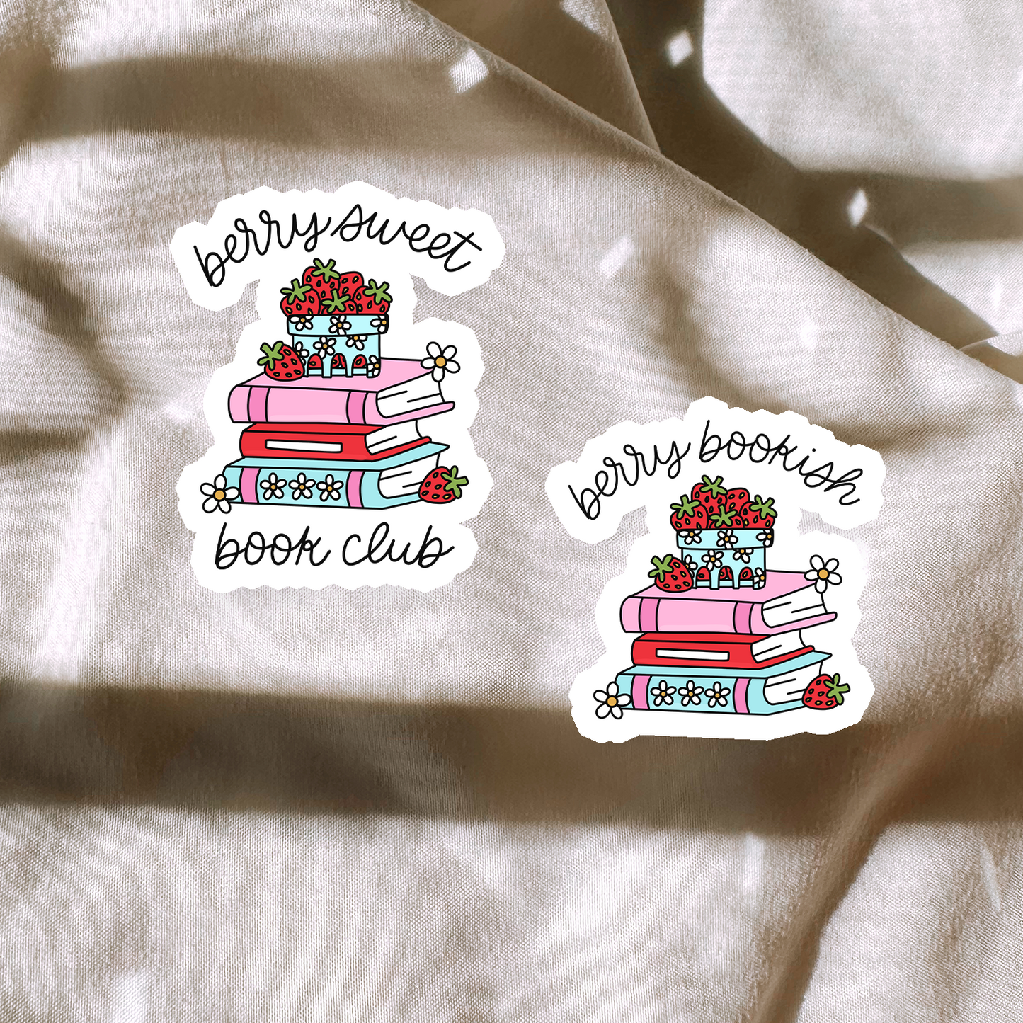 Berry Bookish Sticker