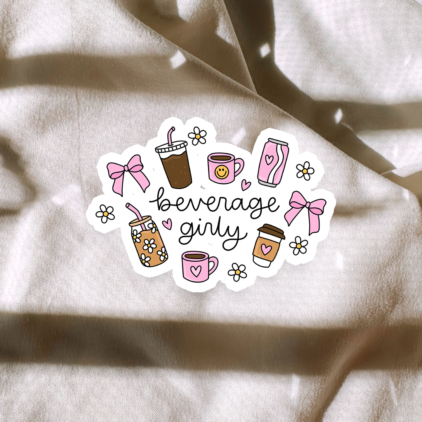 Beverage Girlie Sticker