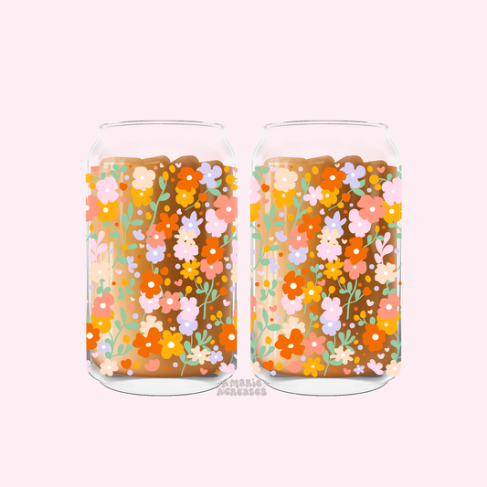 Blooming Bliss Glass Cup