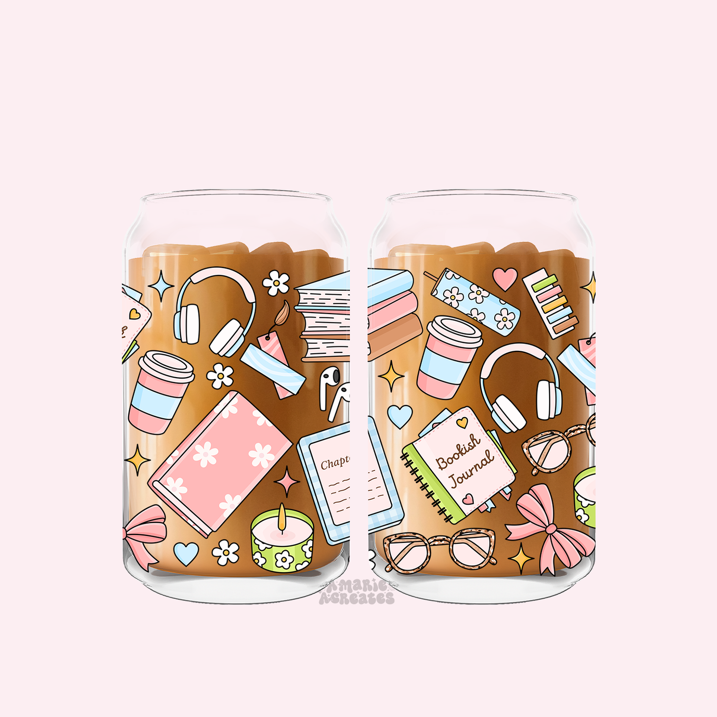 Bookish Essentials Glass Cup
