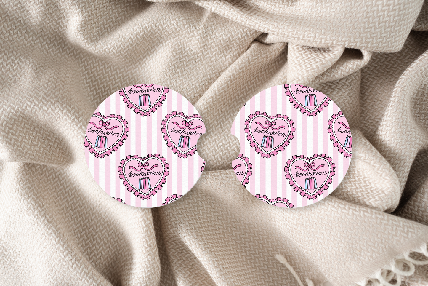 Bookworm Car Coaster