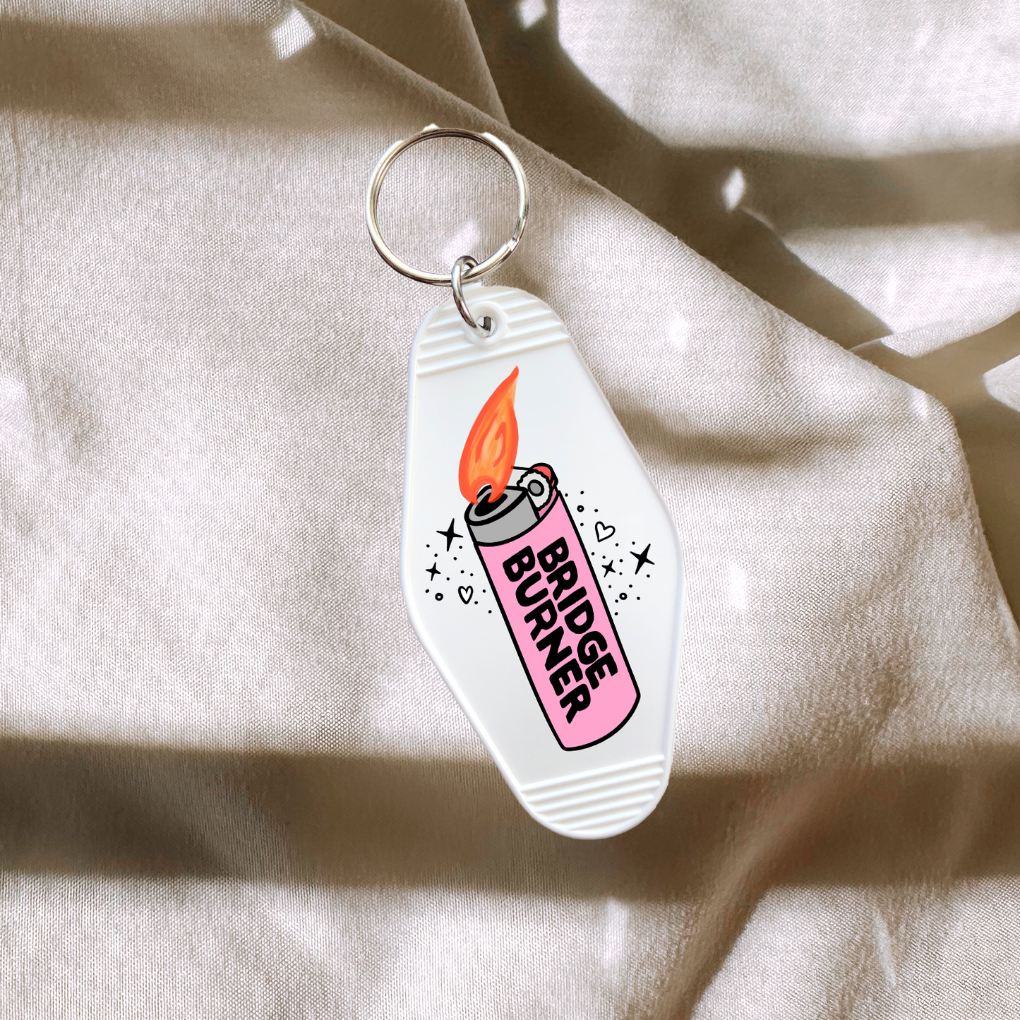 Bridge Burner Keychain