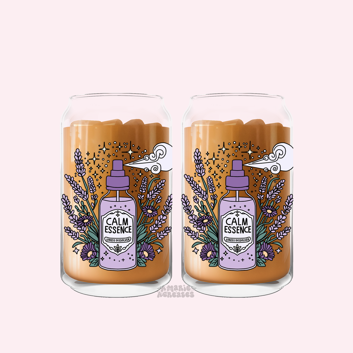 Calm Essence Glass Cup