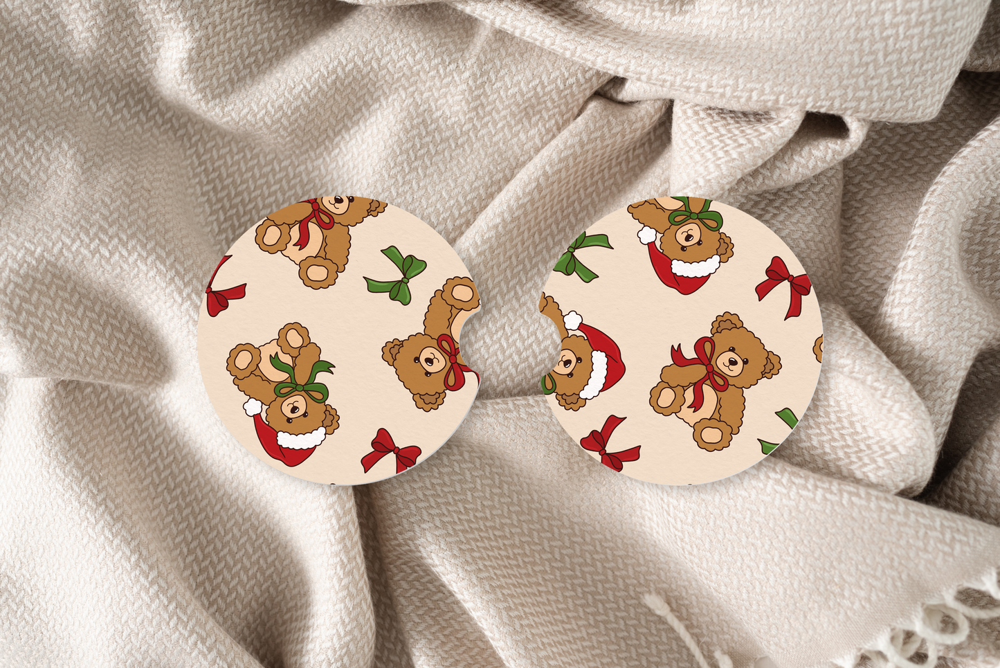 Merry Bears Car Coaster