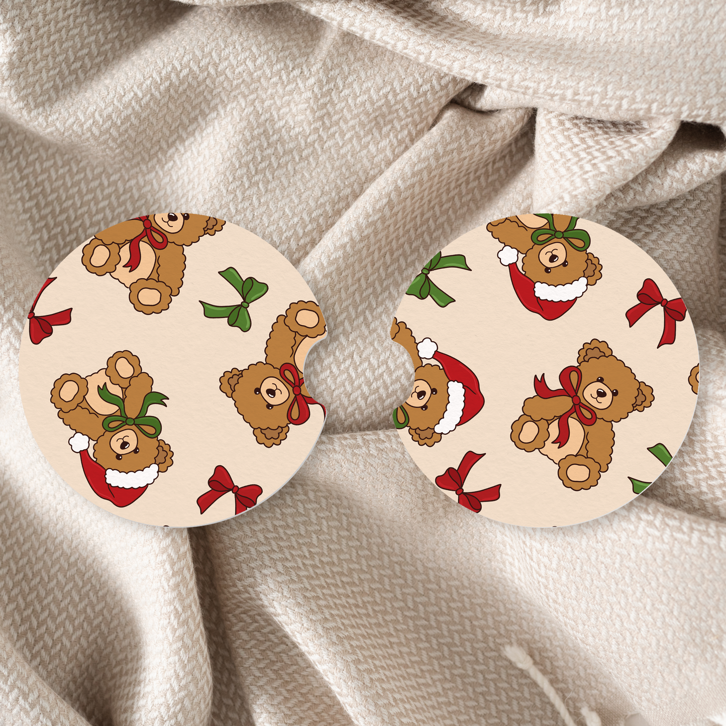 Merry Bears Car Coaster