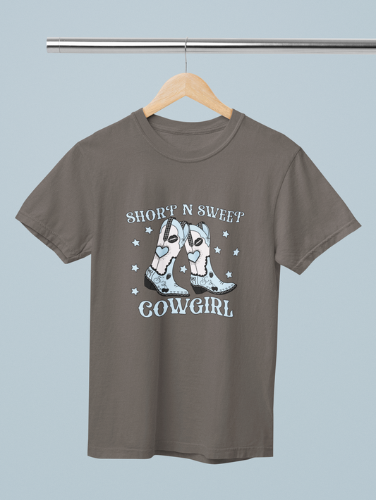 Short N Sweet Cowgirl Graphic Top
