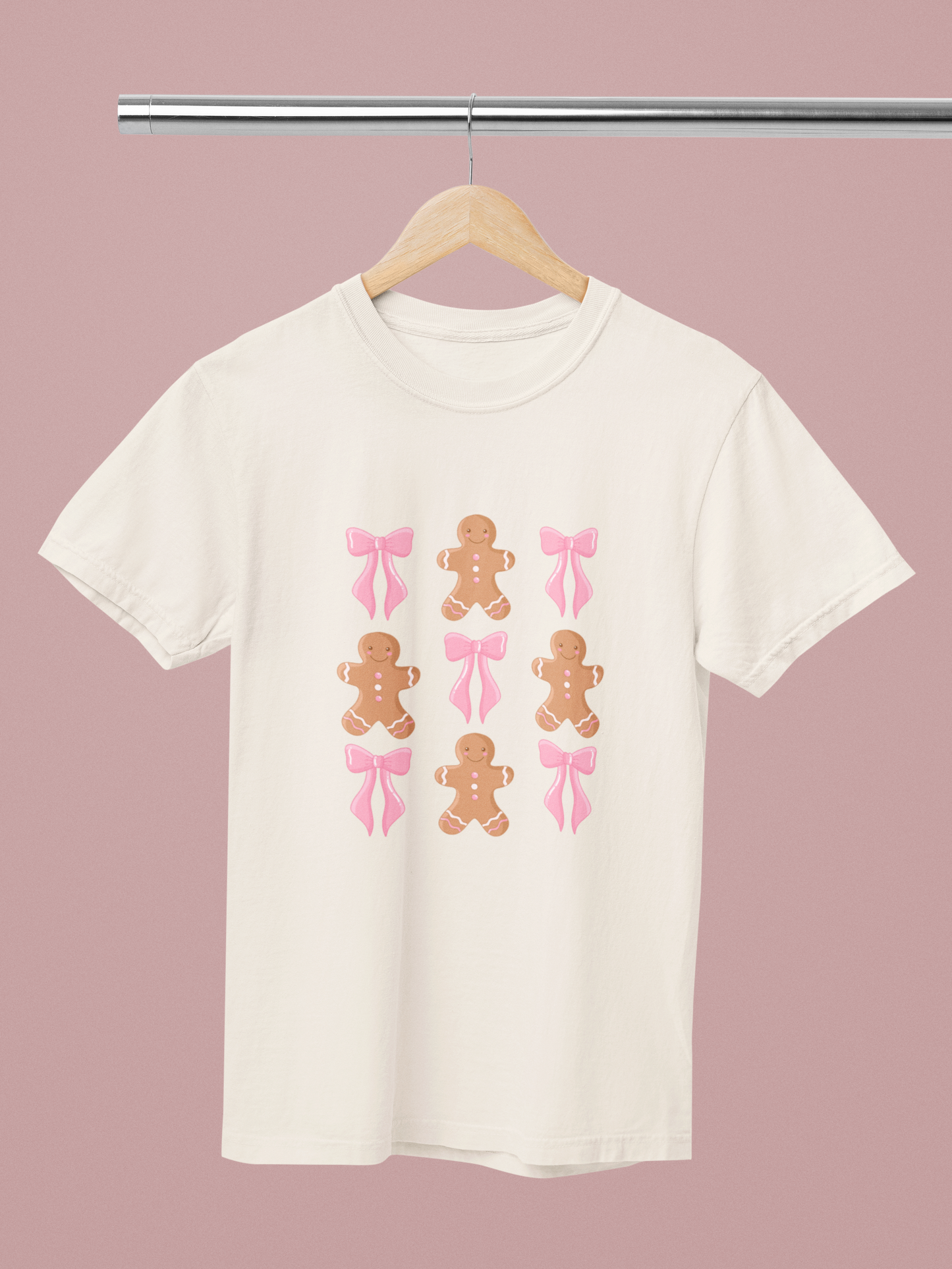 Gingerbread Bow Graphic Top