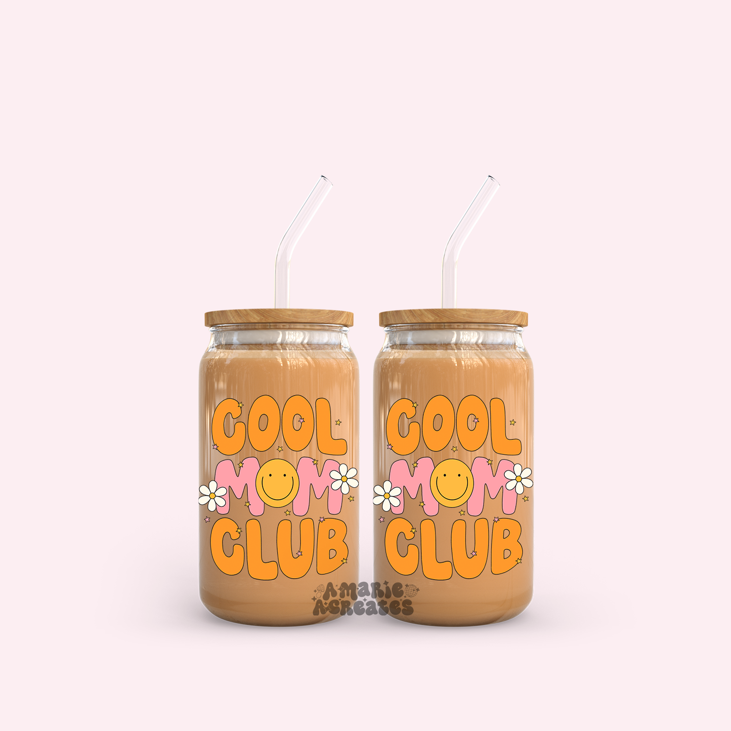 Cool Mom Club Glass Cup
