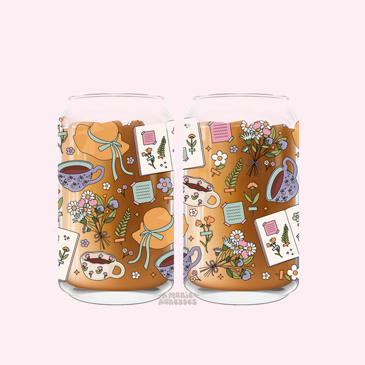 Cottagecore Girly Glass Cup