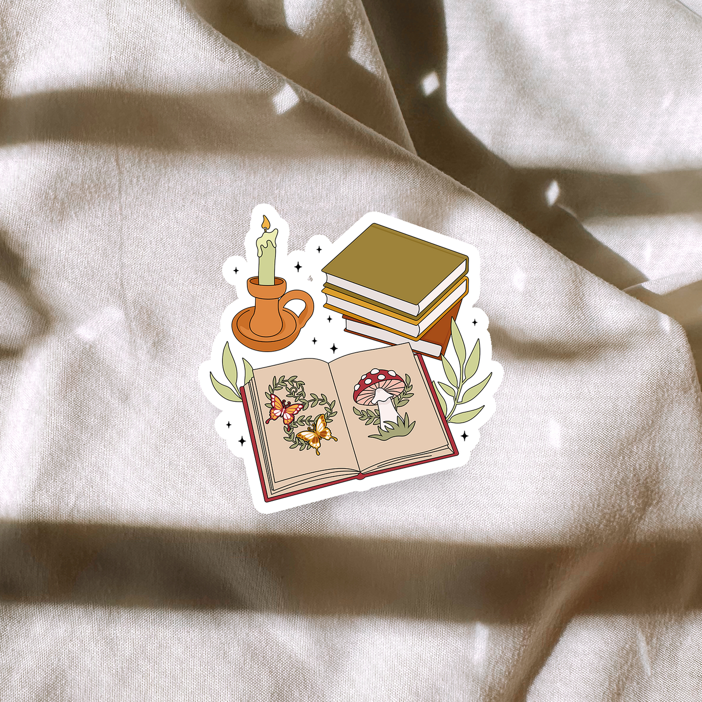 Cottage Reads Sticker