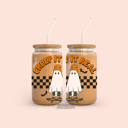 Creep It Real Glass Cup