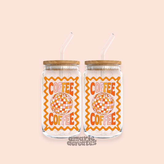 Disco Coffee Glass Cup