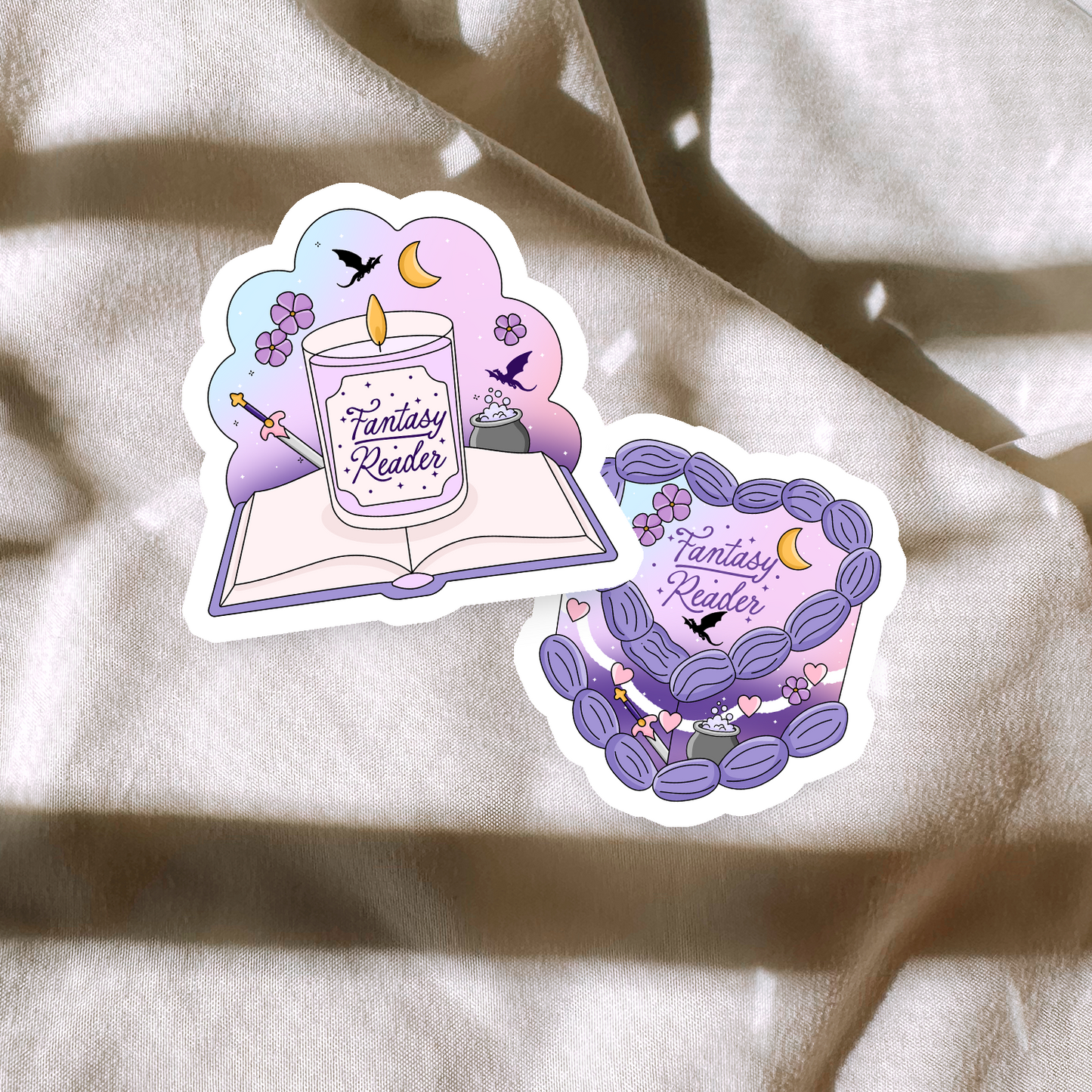 Fantasy Reader Sticker