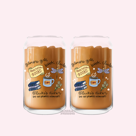 GG BookClub Glass Cup