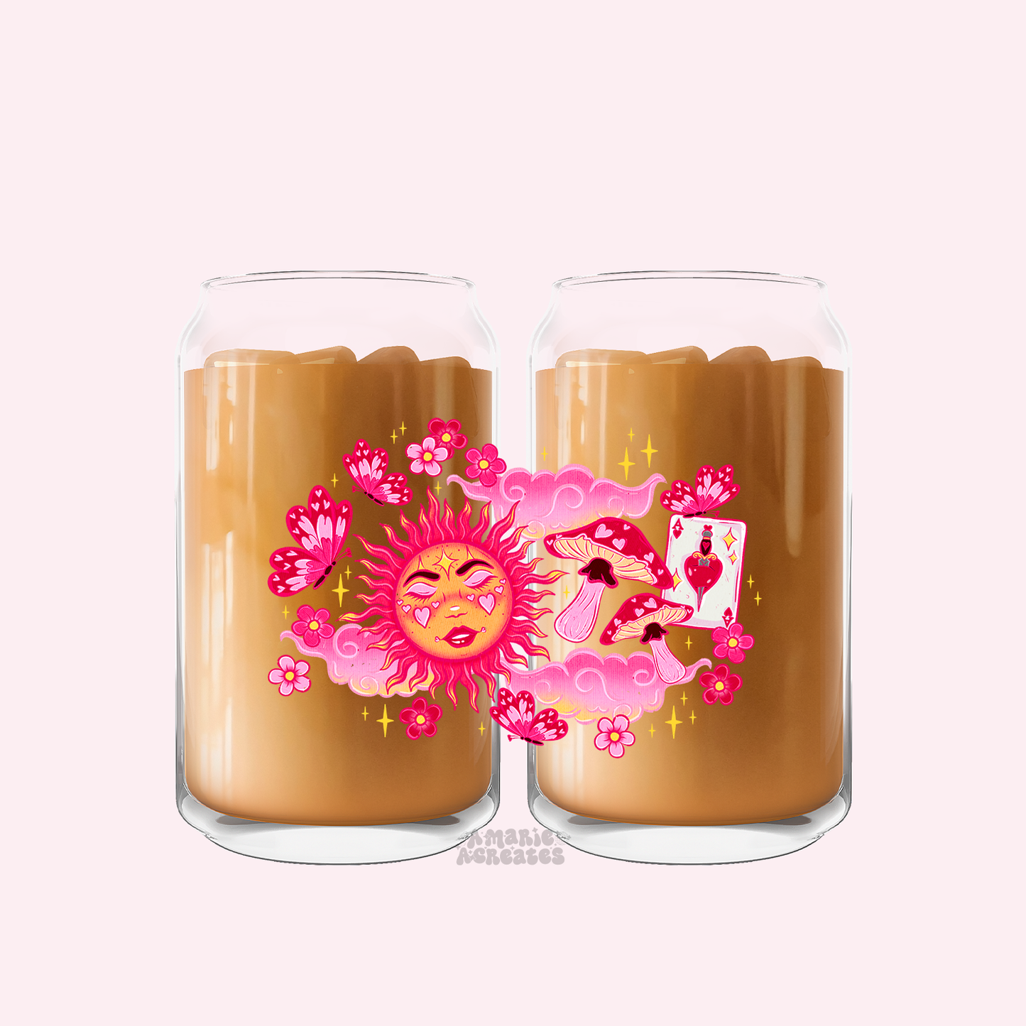 Heartfelt Universe Glass Cup