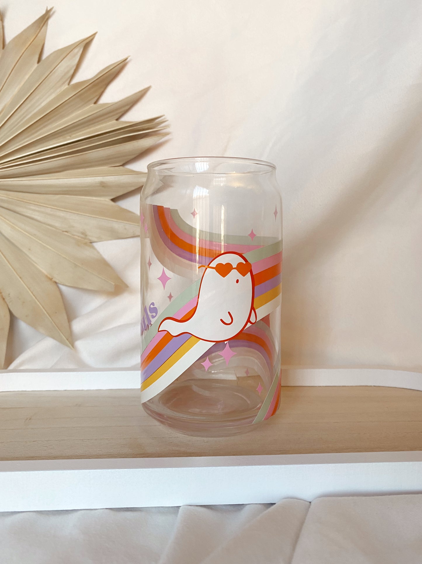 Lets Go Ghouls Glass Cup