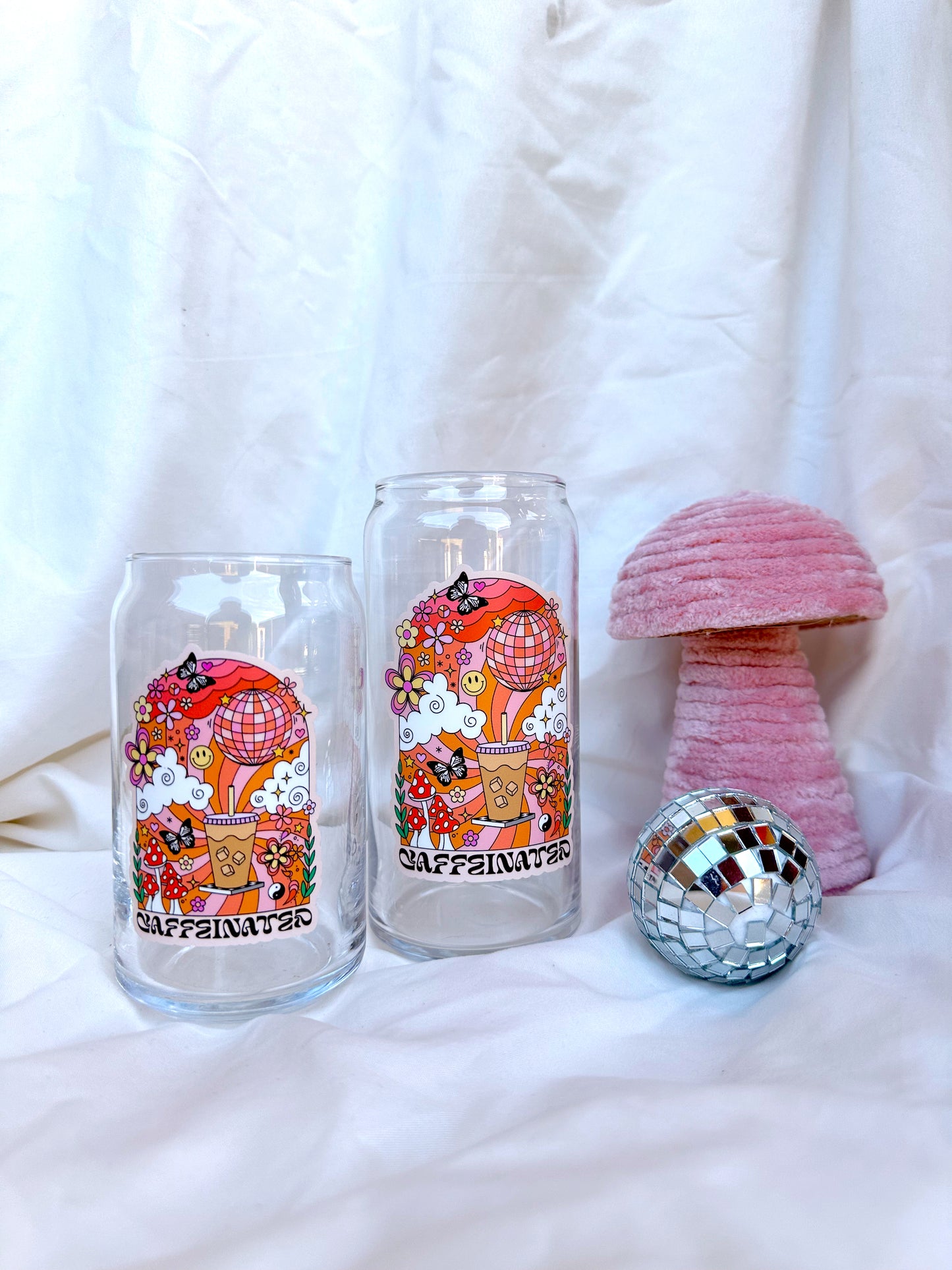 Caffeinated Glass Cup