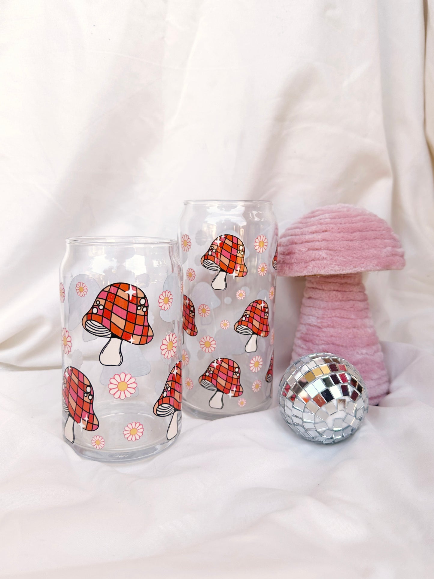 Disco Mushie Glass Cup