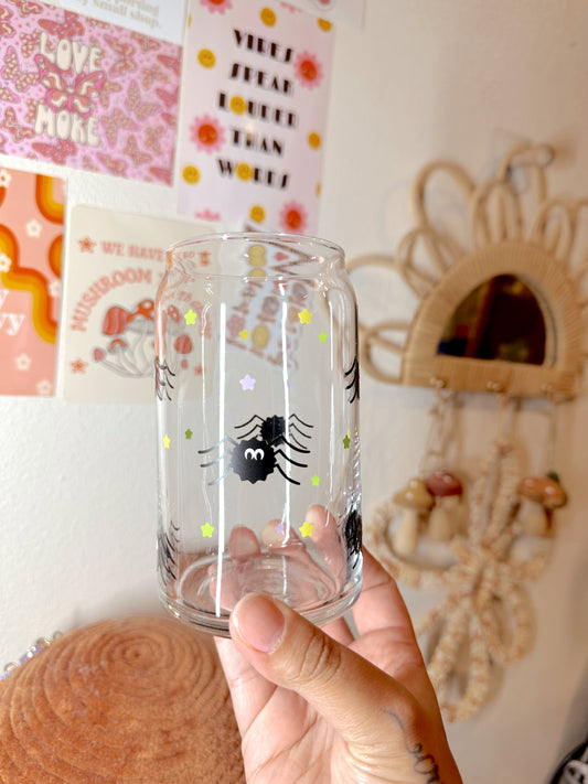 Spiders Glass Cup