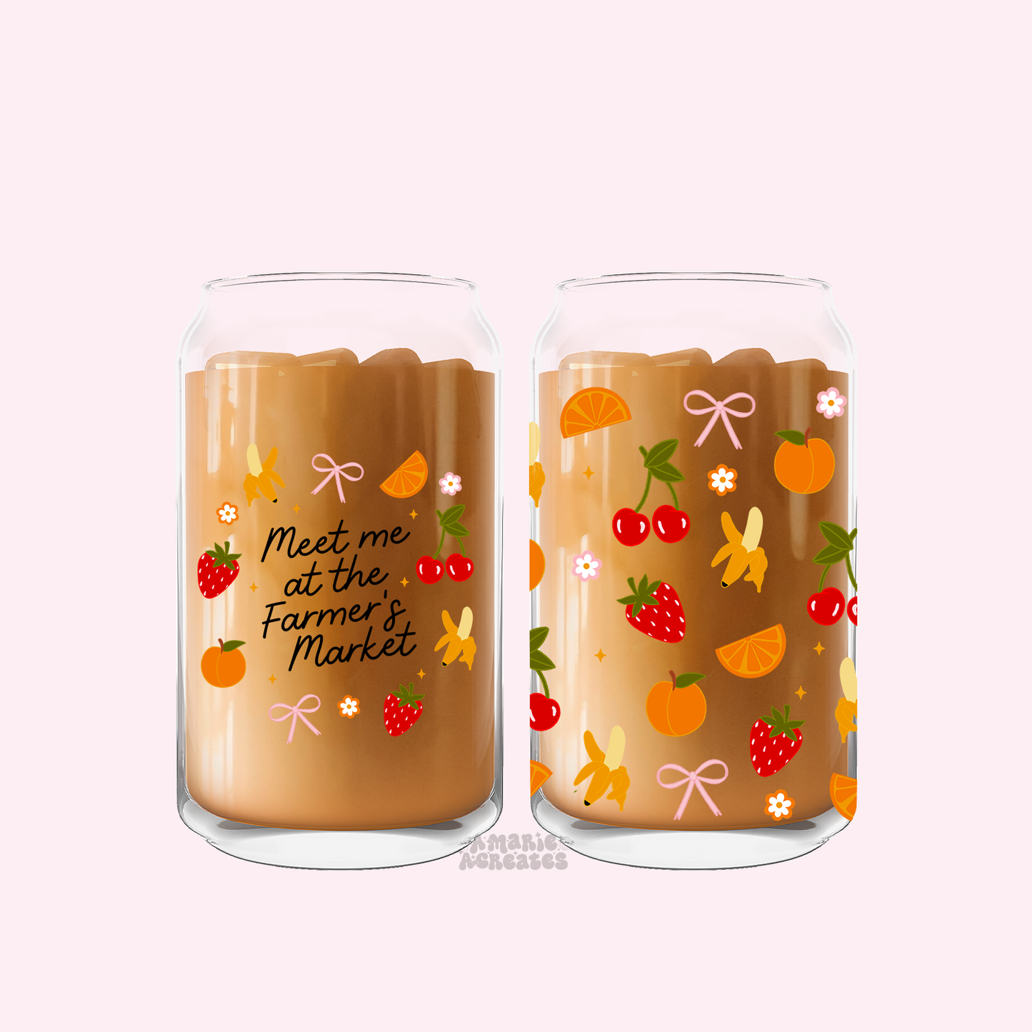 Lil Fruity | Meet Me At The Farmers Market Glass Cup