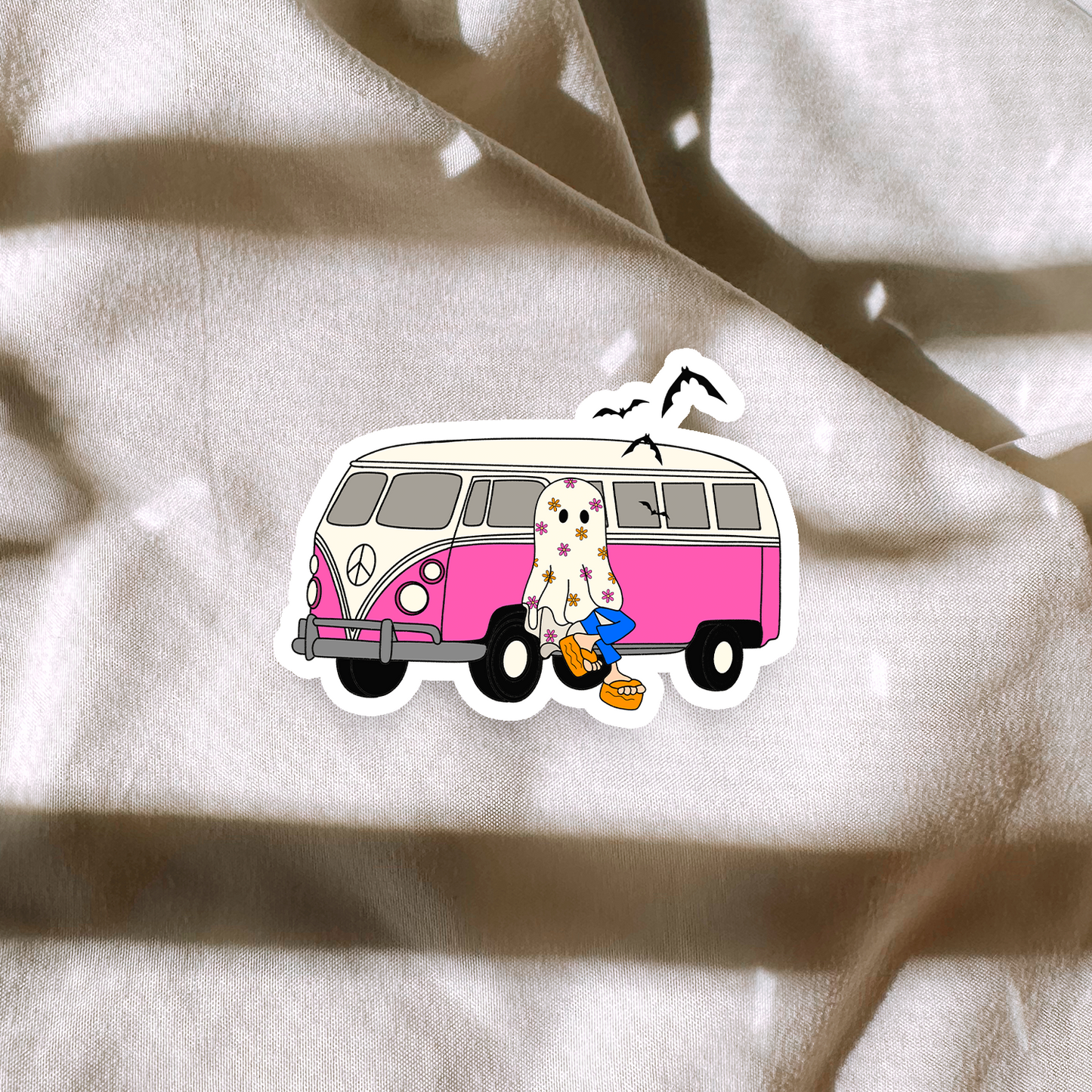 Lizzie Ghost VW Bat Sticker