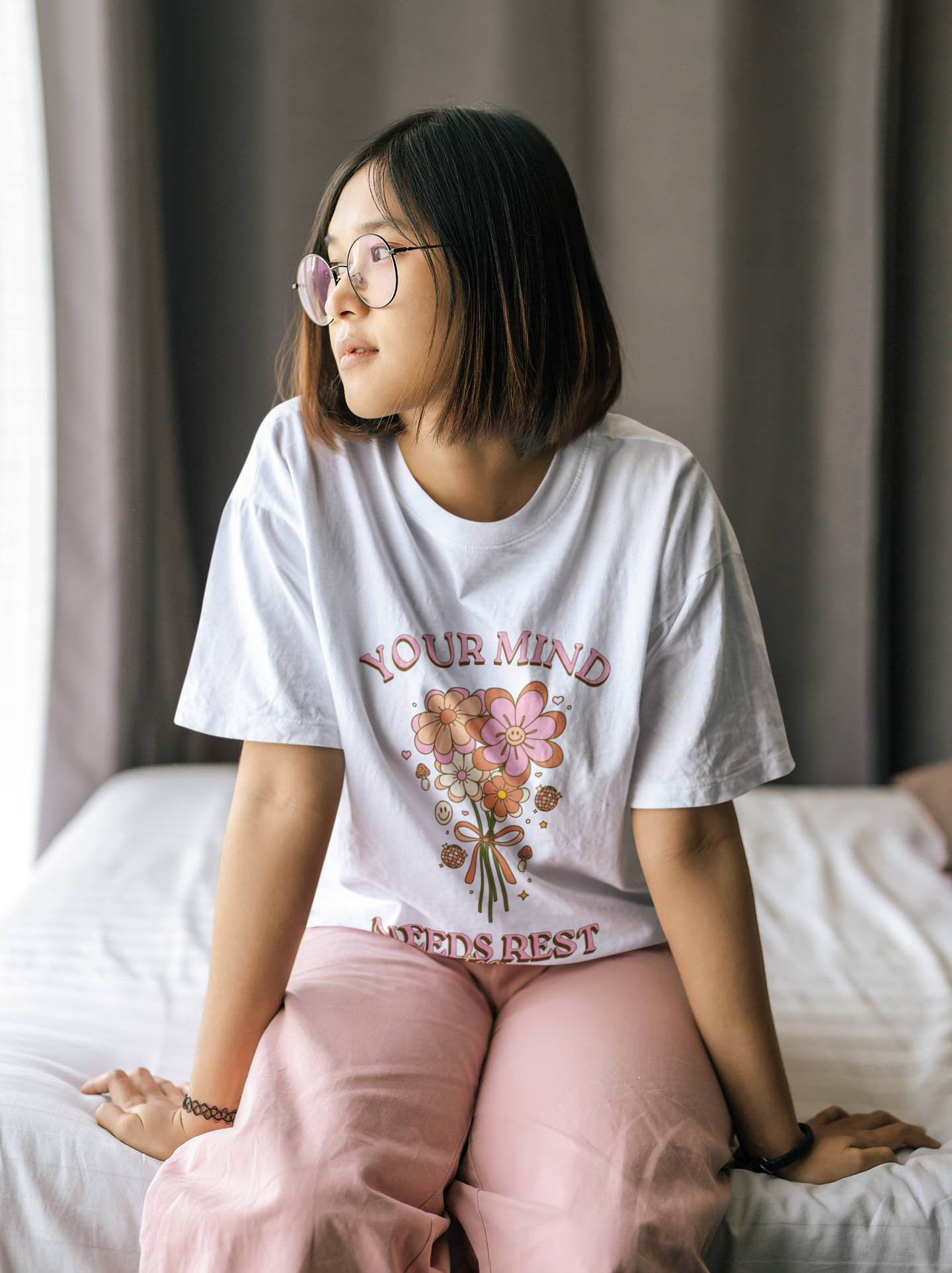 Your Mind Needs Rest Too Graphic Top
