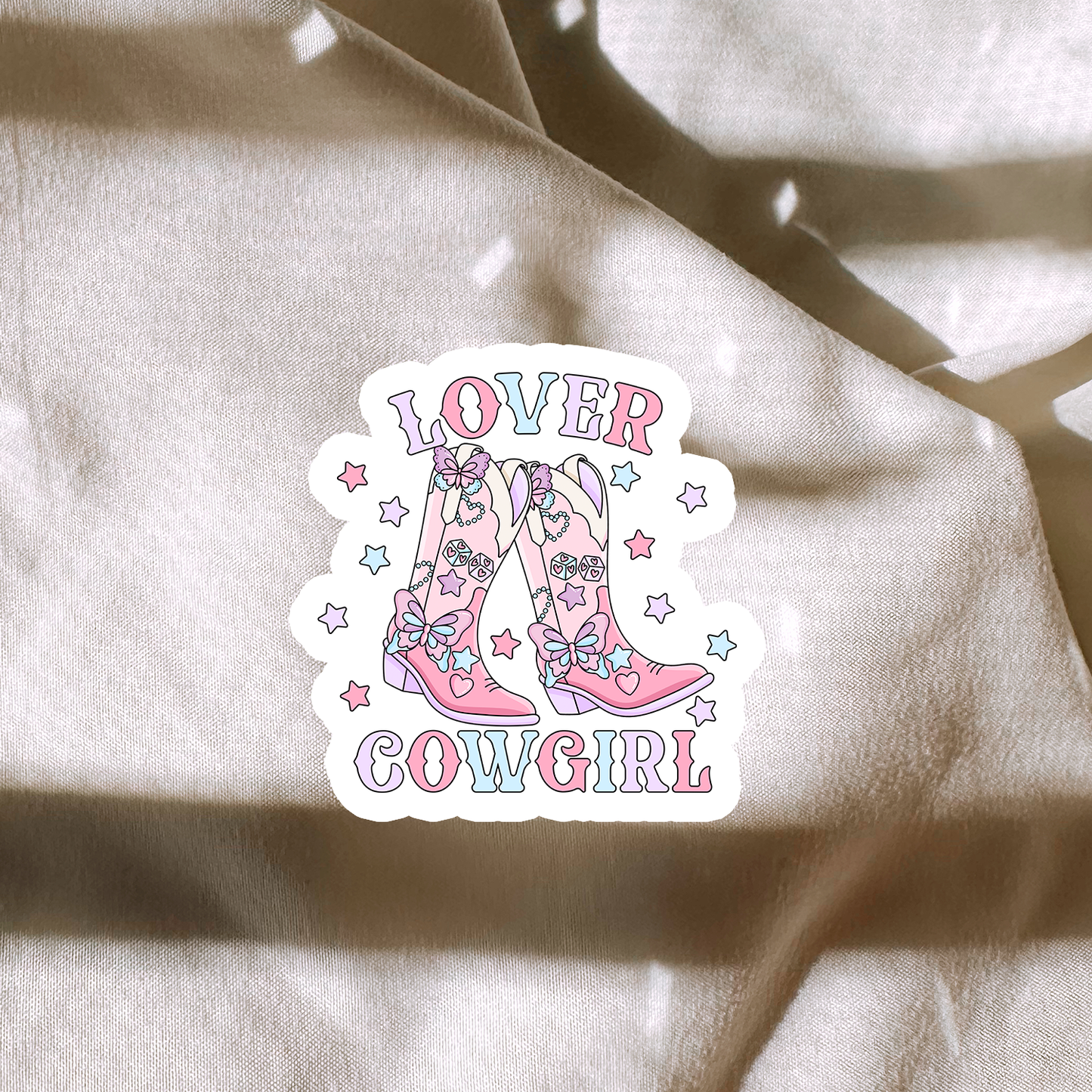 Lover Cowgirl Sticker