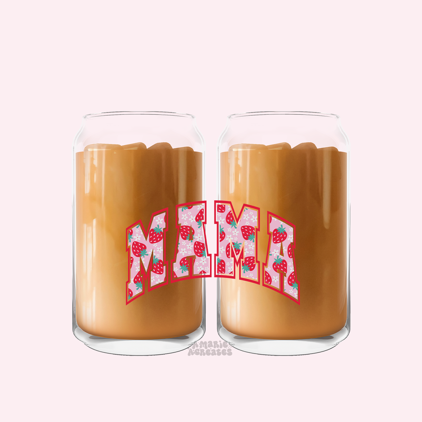 Mama Berry Glass Cup