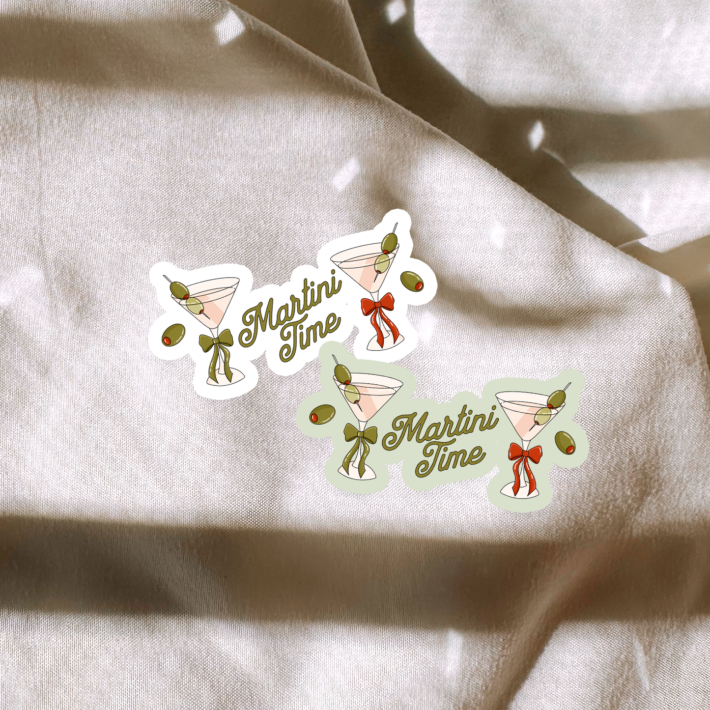 Martini Time Sticker