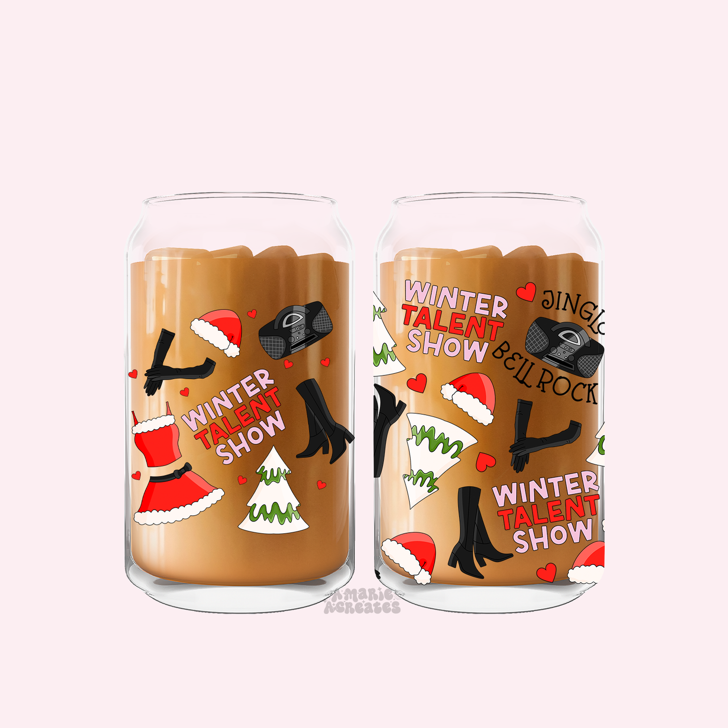 Mean Girls Christmas Glass Cup