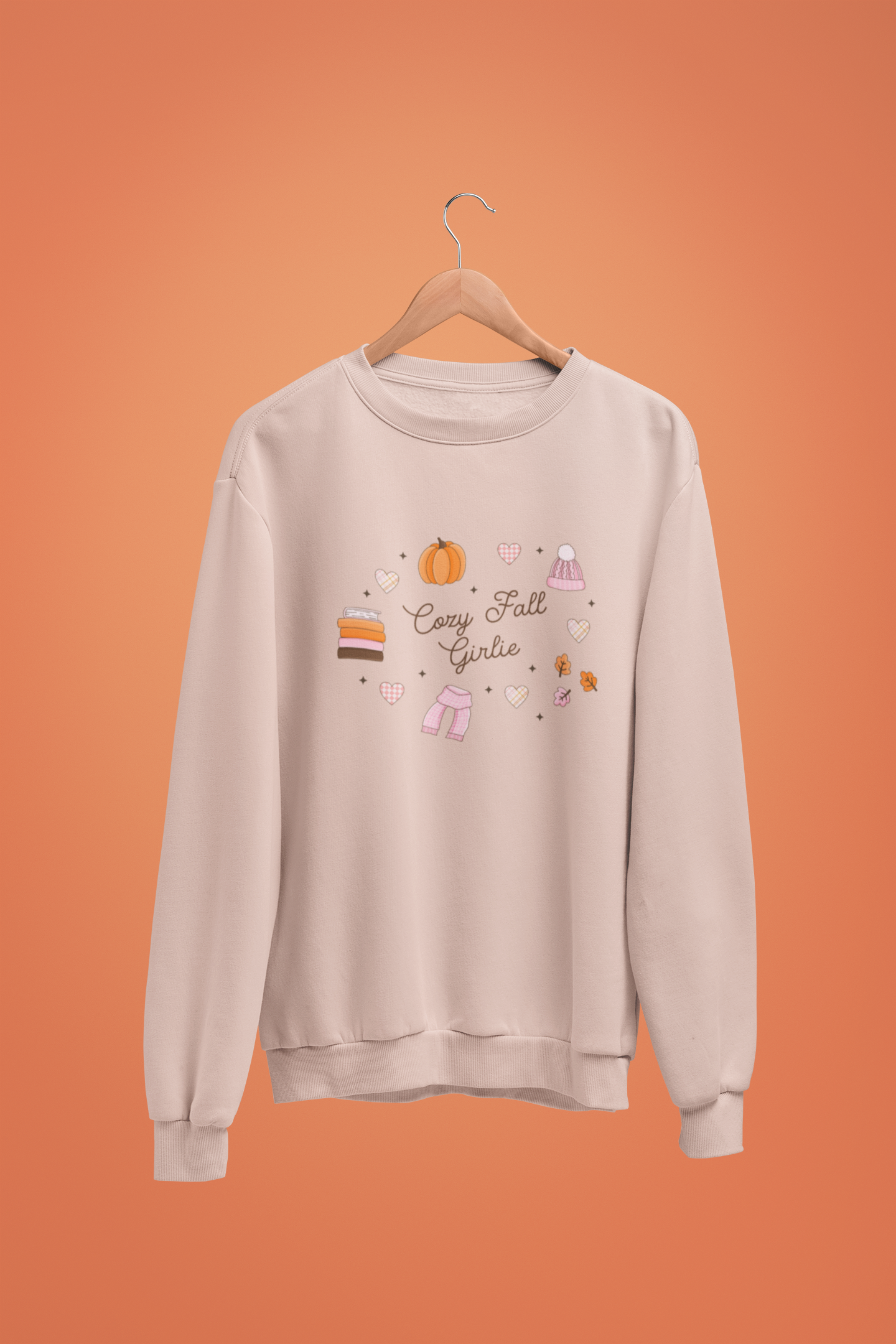 Cozy Fall Girlie Crewneck/Hoodie