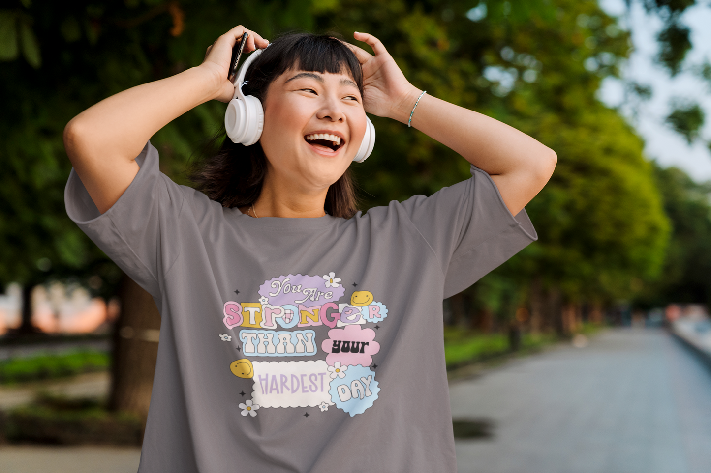 You Are Stronger Than Your Hardest Days Graphic Top