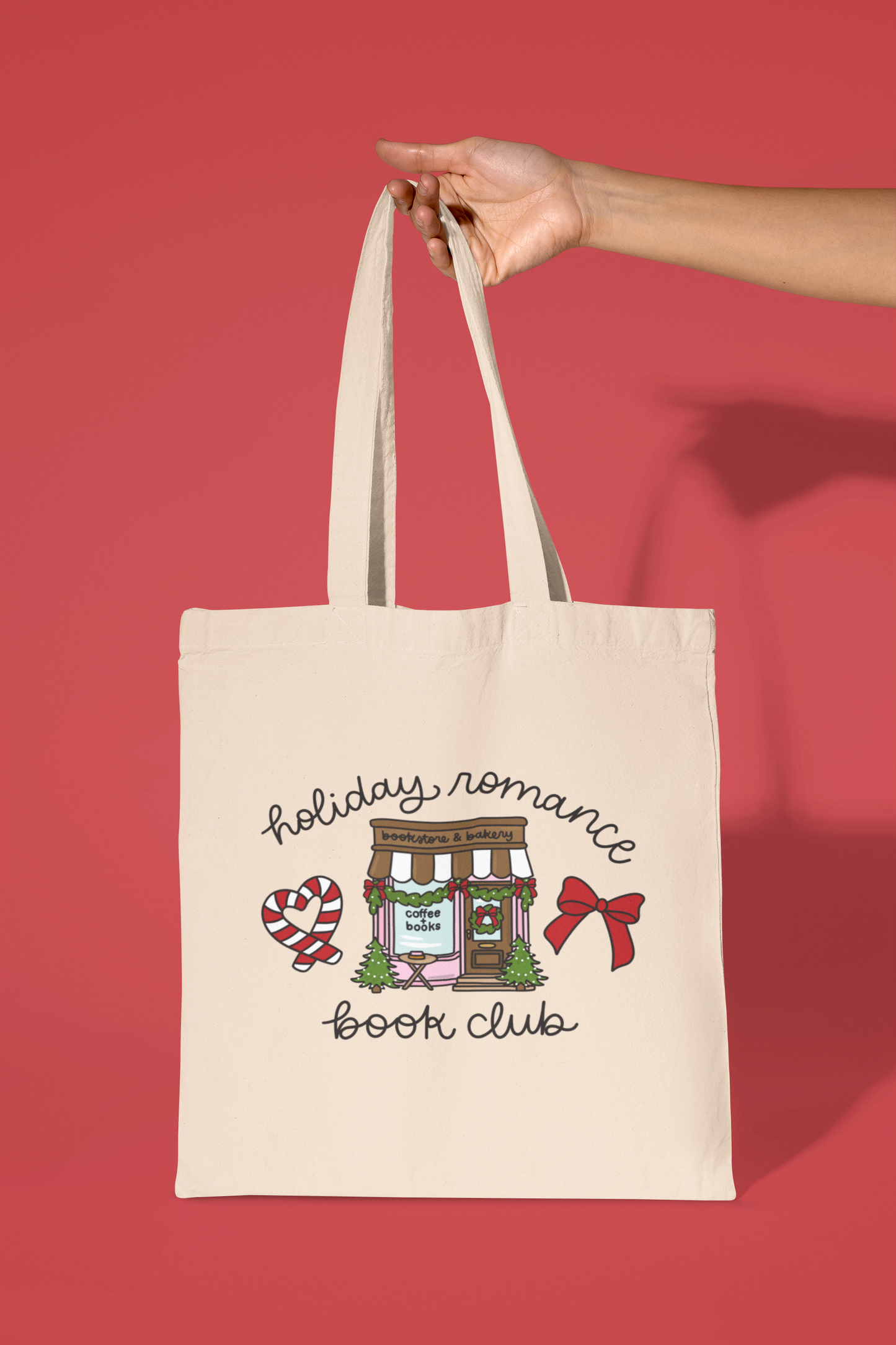 Holiday Romance Book CLub Tote Bag