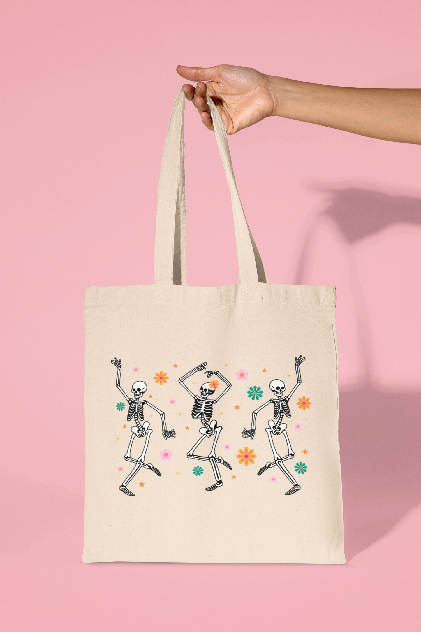 Dancing Skeletons Tote Bag