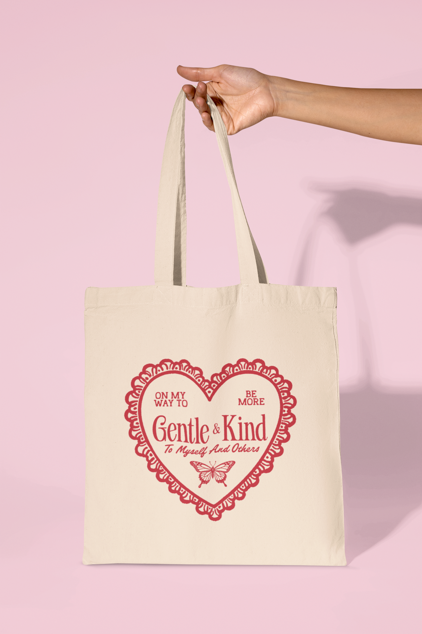 OMW To Be More Gentle & Kind To Myself And Others Tote Bag
