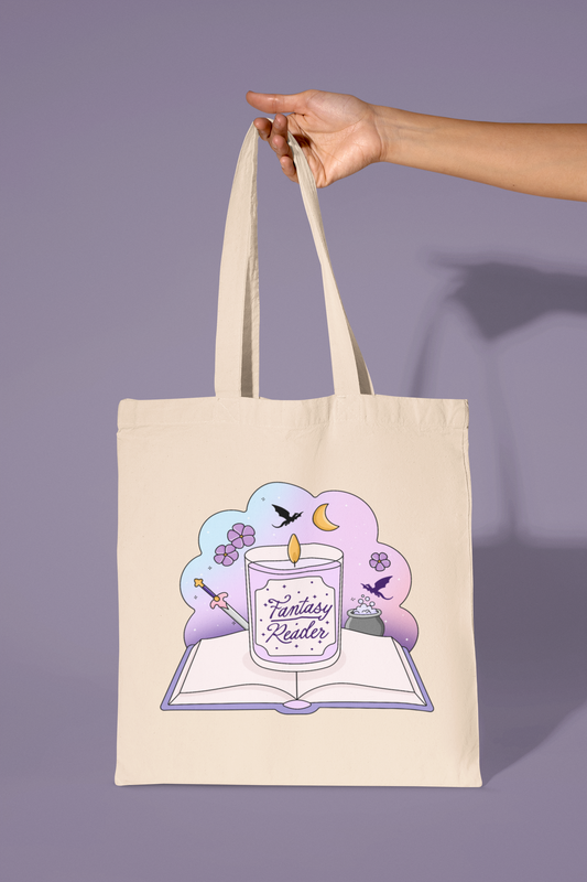 Fantasy Reader Tote Bag