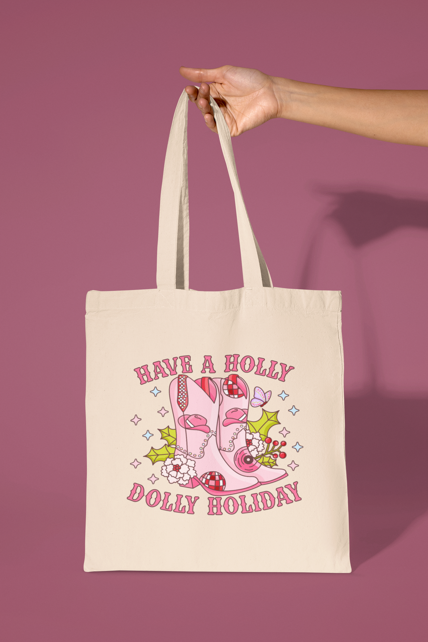 Have A Holly Dolly Holiday Tote Bag