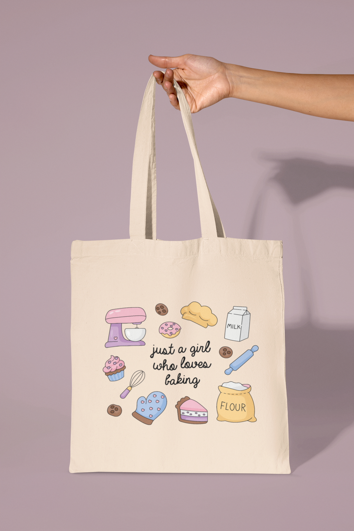 Just A Girl Who Loves Baking Tote Bag