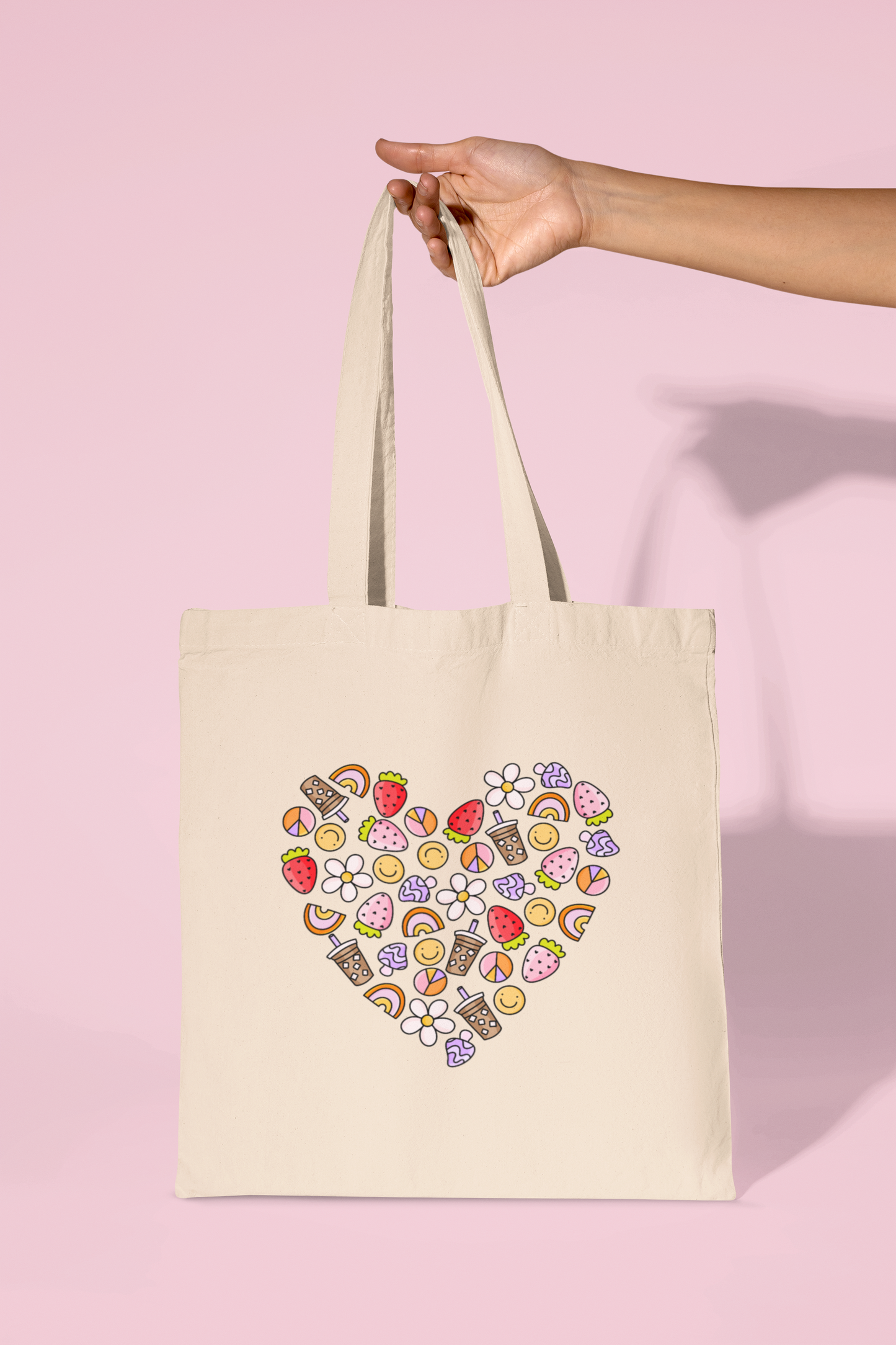Coffee Mushies & Berries Tote Bag