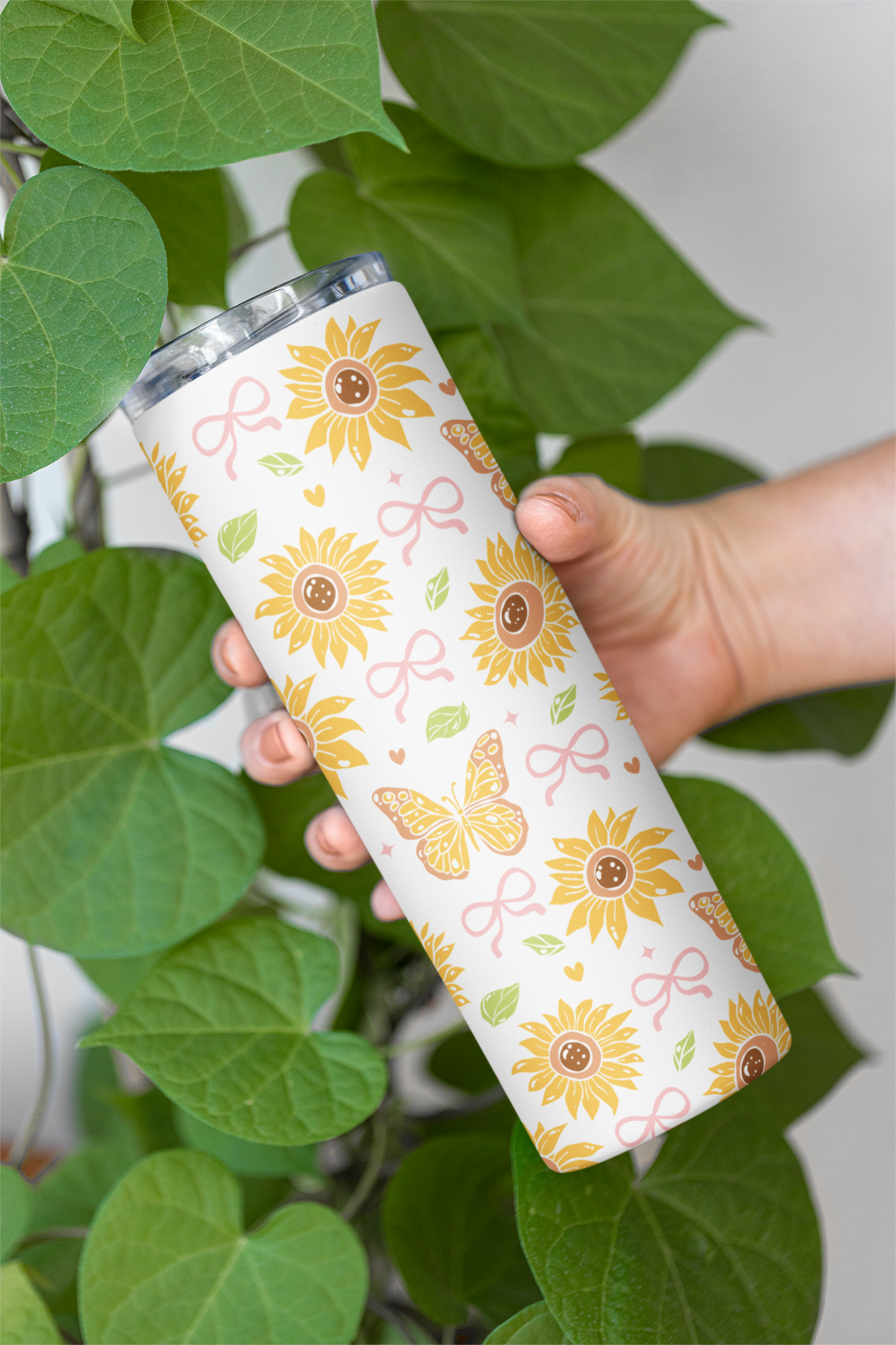 Coquette Sunflower Tumbler