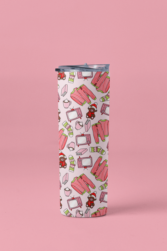 Cozy Holiday PJs Tumbler