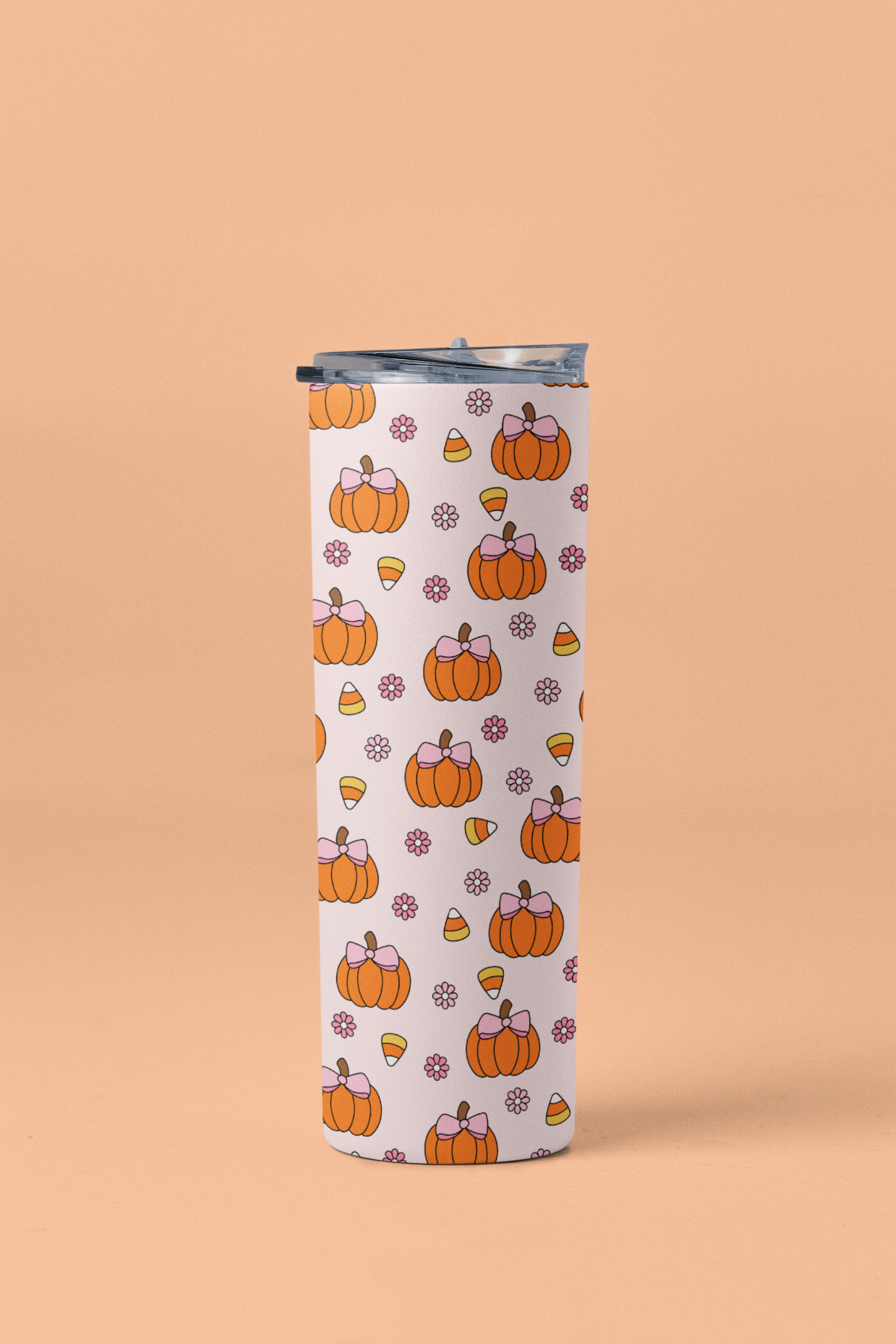 Pumpkin Candy Corn Tumbler