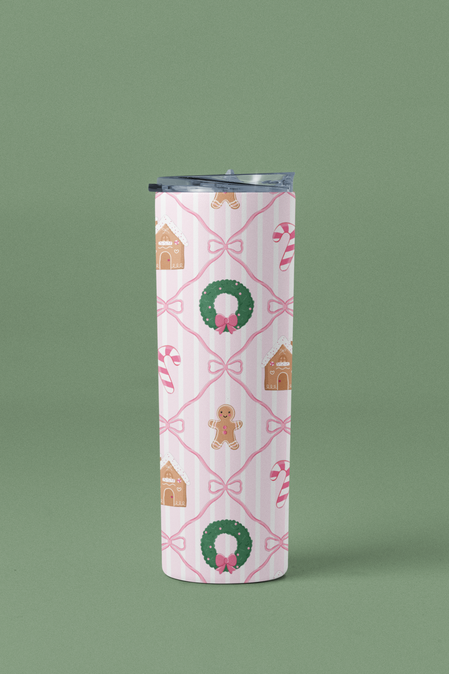 Christmas Ribbons Tumbler