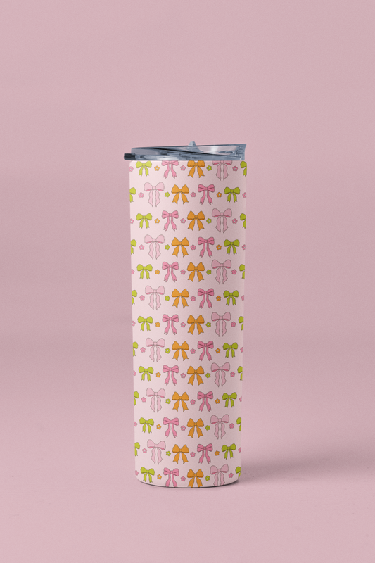 Retro Spring Bows Tumbler